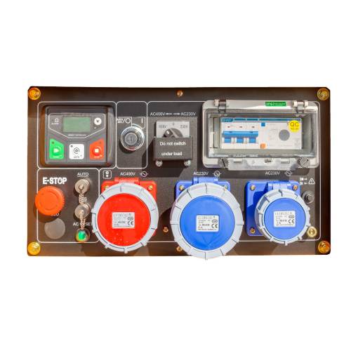Adaptér 230V - 1x 32A / 3x 16A, jistič 